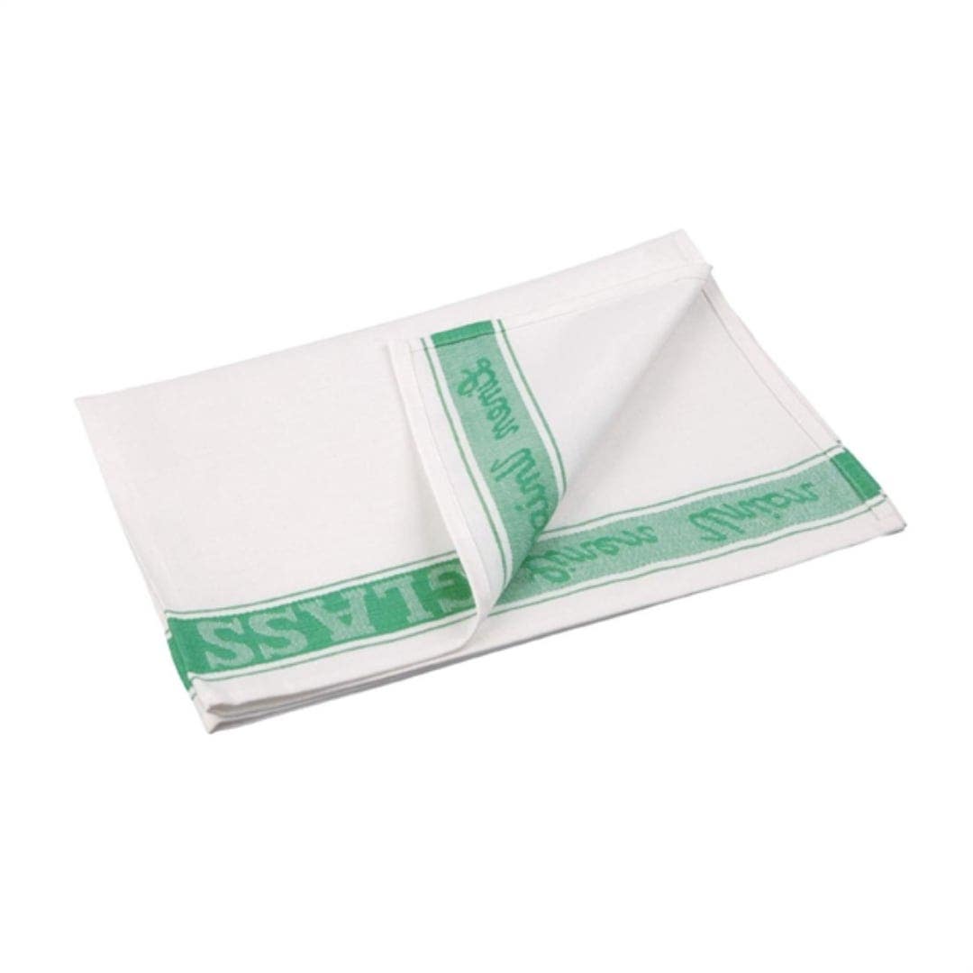 Commercial Tea Towels Glass 760 x 510mm Green